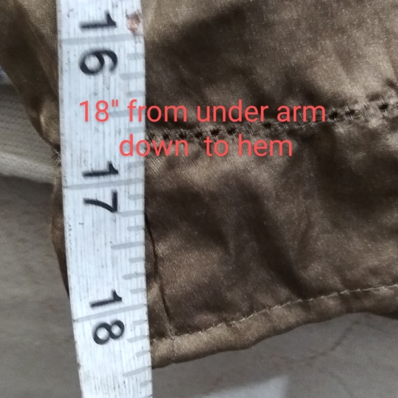 Plus size brown blouse - Picture 6 of 8